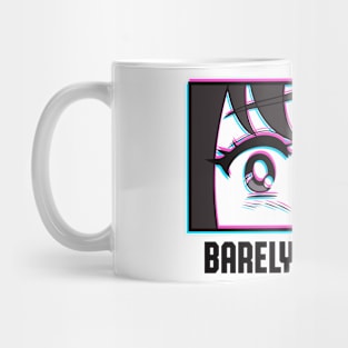 Barely Socializable Anime Eyes Manga Otakus Fun Mug